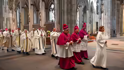 Eindrücke vom Pontifikalamt zum Dank zur Wahl von Papst Leo XIV. am 20. Mai 2025 aus dem Kölner Dom mit Rainer Maria Kardinal Woelki. / © Beatrice Tomasetti (DR)