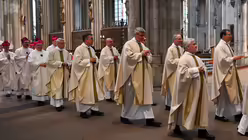 Eindrücke vom Pontifikalamt zum Dank zur Wahl von Papst Leo XIV. am 20. Mai 2025 aus dem Kölner Dom mit Rainer Maria Kardinal Woelki. / © Beatrice Tomasetti (DR)