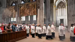 Eindrücke vom Pontifikalamt zum Dank zur Wahl von Papst Leo XIV. am 20. Mai 2025 aus dem Kölner Dom mit Rainer Maria Kardinal Woelki. / © Beatrice Tomasetti (DR)