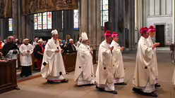 Eindrücke vom Pontifikalamt zum Dank zur Wahl von Papst Leo XIV. am 20. Mai 2025 aus dem Kölner Dom mit Rainer Maria Kardinal Woelki. / © Beatrice Tomasetti (DR)
