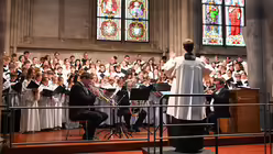 Eindrücke vom Pontifikalamt zum Dank zur Wahl von Papst Leo XIV. am 20. Mai 2025 aus dem Kölner Dom mit Rainer Maria Kardinal Woelki. / © Beatrice Tomasetti (DR)