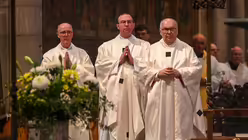 Eindrücke vom Pontifikalamt zum Dank zur Wahl von Papst Leo XIV. am 20. Mai 2025 aus dem Kölner Dom mit Rainer Maria Kardinal Woelki. / © Beatrice Tomasetti (DR)