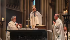 Eindrücke vom Pontifikalamt zum Dank zur Wahl von Papst Leo XIV. am 20. Mai 2025 aus dem Kölner Dom mit Rainer Maria Kardinal Woelki. / © Beatrice Tomasetti (DR)