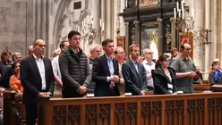 Eindrücke vom Pontifikalamt zum Dank zur Wahl von Papst Leo XIV. am 20. Mai 2025 aus dem Kölner Dom mit Rainer Maria Kardinal Woelki. / © Beatrice Tomasetti (DR)