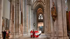 Eindrücke vom Pontifikalamt zum Dank zur Wahl von Papst Leo XIV. am 20. Mai 2025 aus dem Kölner Dom mit Rainer Maria Kardinal Woelki. / © Beatrice Tomasetti (DR)