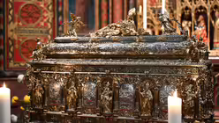 Goldschmiedekunst vom Feinsten: Conradt Duisbergh schuf den Reliquienschrein im Jahr 1633. / &copy; Beatrice Tomasetti (DR)