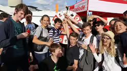 domradio.de auf dem Kirchentag / &copy; Martin Biallas (DR)