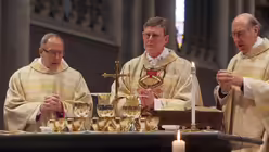 Goldenes Priesterjubiläum Dompropst Feldhoff und Domkapitular Kümpel / © Robert Boecker