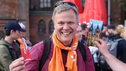 domradio.de am Kirchentag. / © Martin Biallas (DR)