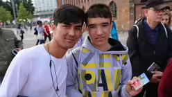 domradio.de am Kirchentag. / © Martin Biallas (DR)