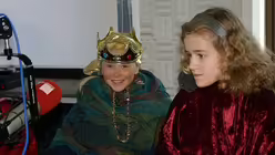 Sternsinger im domradio-Studio / &copy; Michael Borgers (DR)