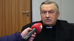 Kardinal Lehmann im domradio-Interview / &copy; Axel Weisweiler (DR)