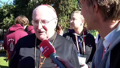 Kardinal Meisner im Interview in Sydney (DR)