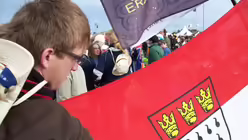 Kölner Jugendliche beim Abschlussgottesdienst 4 / © Johannes Schröer (DR)