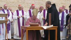 Kardinal Meisner in Tabgha (DBK)
