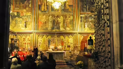 Erzbischof Robert Zollitsch in Prag (KNA)