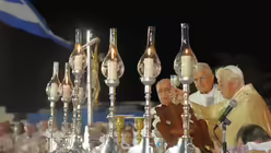 Benedikt XVI. zelebriert die Messe in Santiago de Cuba (KNA)