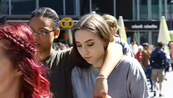 Szenen einer Flucht beim Flashmob.  / &copy; Melanie Trimborn (DR)