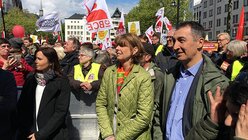Kölns OB Reker mit Grünen-Chef Özdemir / © Jann-Jakob Loos (DR)