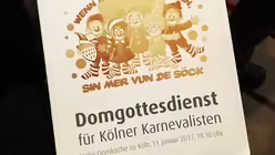 &Ouml;kumenischer Gottesdienst f&uuml;r Karnevalisten im K&ouml;lner Dom / &copy; Julia Rosner (DR)