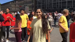 M&auml;dchen und Jungen von ganz jung bis jugendlich sind dabei.  / &copy; Caroline Will (DR)