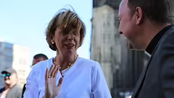 Henriette Reker und Msgr. Robert Kleine / © Melanie Trimborn (DR)