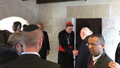 Kardinal Woelki begrüßt Israels Präsidenten Rivlin / © Ingo Brüggenjürgen (DR)
