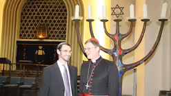 Gemeinderabbiner Engelmayer und Kardinal Woelki / &copy; Raspels (Kirchenzeitung Koeln)
