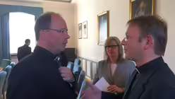 Bischof Ackermann und Prälat Jüsten / © Brüggenjürgen (DR)