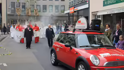 Prozession und Statio an der Minoritenkirche (DR)