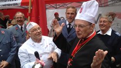 Kochmütze der Malteser für Kardinal Meisner  / © Brüggenjürgen (DR)
