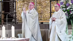 Abschied: Erzbischof Becker und Bischof Yves Le Saux / © Nicolas Ottersbach (DR)