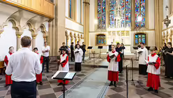 Impressionen aus dem Pontifikalamt am Libori-Sonntag / © Nicolas Ottersbach (DR)