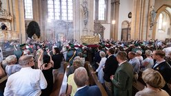 Impressionen aus der Pontifikalvesper zur Eröffnung des Libori-Festes 2021 / © Nicolas Ottersbach (DR)