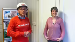 Ingo Br&uuml;ggenj&uuml;rgen im Gespr&auml;ch mir Myriam Odeau (DR)