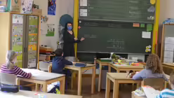 Jede Klasse wurde halbiert, um den Sicherheitsabstand zu gew&auml;hrleisten. / &copy; Beatrice Tomasetti (DR)