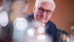 Bundespräsident Frank-Walter Steinmeier während einer Kabinettssitzung / © Kay Nietfeld (dpa)