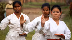 Karatetraining in einem von der BONO-Direkthilfe unterst&uuml;tzten Schutzzentrum.  / &copy; Wagener (privat)