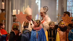 Kardinal Hollerich erkl&auml;rt, dass es die Tradition der Sternsinger in Luxemburg nicht gebe / &copy; Beatrice Tomasetti (DR)
