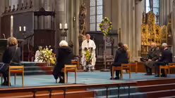 Kardinal Rainer Maria Woelki bei der Predigt / &copy; Kathrin Becker (Kirchenzeitung Koeln)