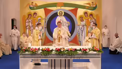  Kardinal Woelki bei der Altarweihe der frisch renovierten Kirche des Redemptoris Mater im Oktober 2020 / © Redemptoris Mater (DR)