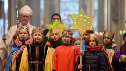 Kardinal Woelki: "Das Schöne ist, das ihr mit der "besten Nachricht" unterwegs seid. Diese Nachricht haben wir nicht erfunden – sie kommt direkt von Gott" / © Beatrice Tomasetti (DR)