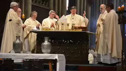 Kardinal Woelki mahnte zudem, die Eucharistie noch mehr als bisher so zu feiern, dass in ihr erfahrbar werde, was Christsein und Kirche bedeute; die Freude, von Gott geliebt und erlöst zu sein. / © Beatrice Tomasetti (DR)