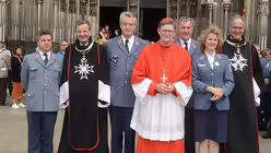 Kardinal Woelki mit der Spitze des Malteser Hilfdienstes / &copy; Beatrice Tomasetti (DR)