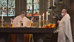 Kardinal Woelki und Pater Christoph Wekenborg. / © Beatrice Tomasetti (DR)