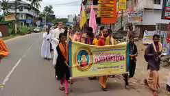 Kardinal Woelki unter den Pilgern nach Trivadrum / &copy; Nadim Ammann (Erzbistum K&ouml;ln)