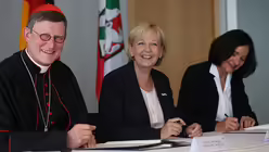 Kardinal Rainer Maria Woelki und Ministerpräsidentin Hannelore Kraft (dpa)