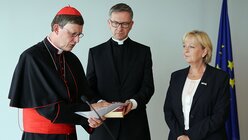Kardinal Rainer Maria Woelki und Ministerpräsidentin Hannelore Kraft (dpa)