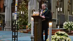 Karnevalsgottesdienst im Kölner Dom / © Beatrice Tomsasetti (DR)