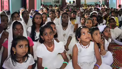 Kinder in einer Gemeinde des neugegr&uuml;ndeten Bistums Parassala / &copy; Nadim Ammann (Erzbistum K&ouml;ln)